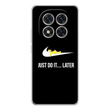 Чехол с логотипом Найк на Xiaomi Redmi Note 14 Pro (Nike just do it)