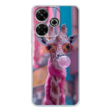 Чехол с принтом стильные животные для Ксъяоми Редми Нот 14 СЕ 5Г – Стильный жирав