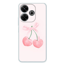 Чехол с розовым рисунком для Xiaomi Redmi Note 14 SE 5G – Розовые вишни