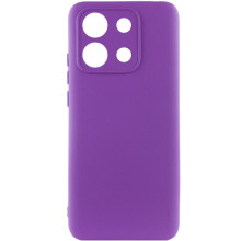 Чехол Silicone Cover Lakshmi Full Camera (AA) для Xiaomi Redmi Note 14S – Фиолетовый