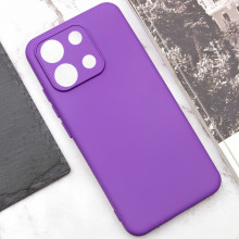 Чехол Silicone Cover Lakshmi Full Camera (AA) для Xiaomi Redmi Note 14S – Фиолетовый