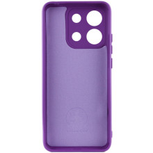 Чехол Silicone Cover Lakshmi Full Camera (AA) для Xiaomi Redmi Note 14S – Фиолетовый