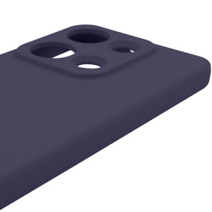 Чехол Silicone Cover Lakshmi Full Camera (AAA) для Xiaomi Redmi Note 14S – Темно-синий