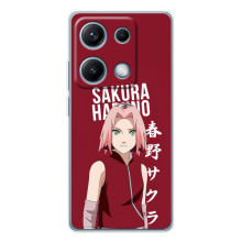 Чехлы Персонажи Аниме Наруто для Xiaomi Redmi Note 14S (AlphaPrint) (Аниме Сакура)