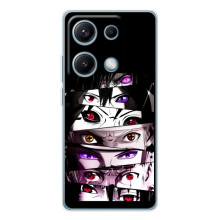 Чехлы Персонажи Аниме Наруто для Xiaomi Redmi Note 14S (AlphaPrint) (Глаза Anime)