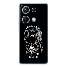 Чехлы Персонажи Аниме Наруто для Xiaomi Redmi Note 14S (AlphaPrint) (Re: Zero)