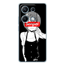 Чехлы Персонажи Аниме Наруто для Xiaomi Redmi Note 14S (AlphaPrint) (Senpai)
