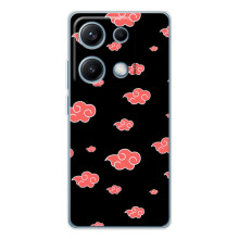 Чехлы Персонажи Аниме Наруто для Xiaomi Redmi Note 14S (AlphaPrint) (Тучки Аниме)