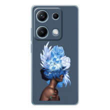 Чехлы (ART) Цветы на Xiaomi Redmi Note 14S (VPrint) (Цветы на голове)