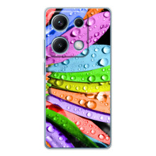 Чехлы (ART) Цветы на Xiaomi Redmi Note 14S (VPrint) (Семицветик)