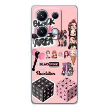 Чехлы с картинкой для Xiaomi Redmi Note 14S – BLACK PINK коллаж