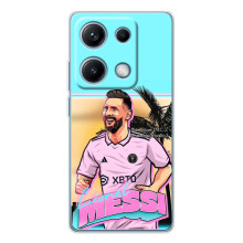 Чохли для Редмі Нот 14С - Лео Мессі Маямі (Майами Месси)