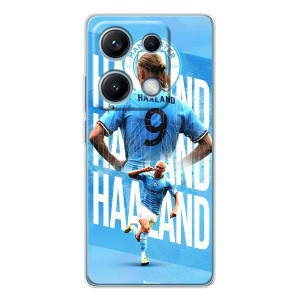 Чехлы с принтом для Xiaomi Redmi Note 14S Футболист – Erling Haaland