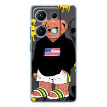 Чехлы Мишка Тедди для Редми Ноут 14С – Teddy USA