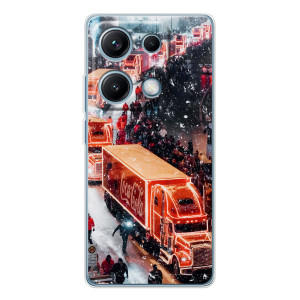 Чехлы на Новый Год Xiaomi Redmi Note 14S – Кока Кола