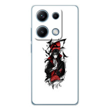 Чехлы на тему: Итачи Учиха для Xiaomi Redmi Note 14S (AlphaPrint) (Итачи с атрибутами)