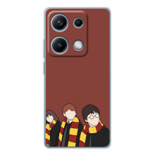 Чехлы с Гарри Поттером для Xiaomi Redmi Note 14S (AlphaPrint) (Гарри с друзьями)