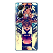 Чехлы с изображением разных животных для Xiaomi Redmi Note 14S (Яркий Тигр)