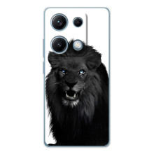Чехлы с картинками животных Xiaomi Redmi Note 14S (Черный ЛЕВ)