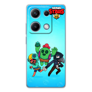 Чехлы Brawl Stars для Xiaomi Redmi Note 14S (AlphaPrint)