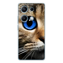 Чехлы с Котиками для Xiaomi Redmi Note 14S (VPrint) (Глаз кота)