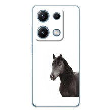 Чехлы с Лошадью дляXiaomi Redmi Note 14S (VPrint) (Черный Конь)