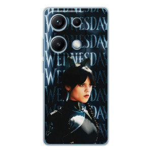 Чохол з картинкою Венсдей на Xiaomi Redmi Note 14S – Вендсдей з ушками