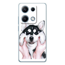 Чехлы с собаками для Xiaomi Redmi Note 14S (VPrint) (Довольный Хаски)