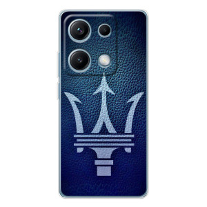 Чехлы с тематикой "Крутые машины" на Xiaomi Redmi Note 14S – Лого Maserati