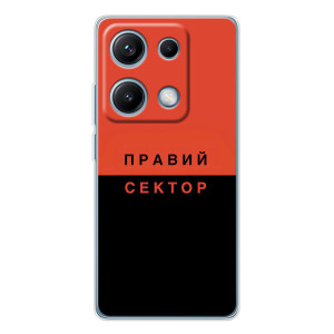 Чехлы УПА (Красно-Чёрный) на Xiaomi Redmi Note 14S – Правый Серктор