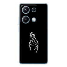 Чехлы (Знак сердечка) на Xiaomi Redmi Note 14S – Знак Сердечка