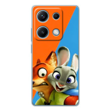 Чехлы ЗВЕРОПОЛИС для Xiaomi Redmi Note 14S (Ник и Хопс)