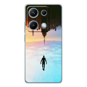 Чехол с человеком пауком для Xiaomi Redmi Note 14S - (AlphaPrint)
