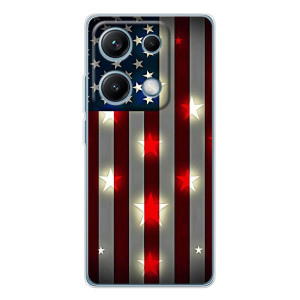 Чехол Флаг USA для Xiaomi Redmi Note 14S – Флаг США 2