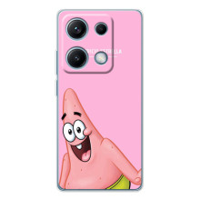 Чехол Губка Боб для Редми Нот 14С – Персонаж Патрик