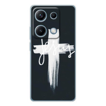 Чехол для Xiaomi Redmi Note 14S (AlphaPrint) - (Христианские) (Иисус)