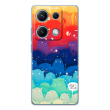 Чохол на Редмі Нот 14С з Котиками (VPrint) (Mew)