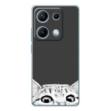 Чохол на Редмі Нот 14С з Котиками (VPrint) (Виглядає котик)