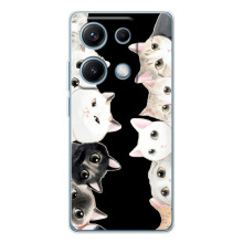 Чохол на Редмі Нот 14С з Котиками (VPrint) (Погляд котиків)