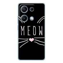 Бампер с изображением Котиков для Редми Ноут 14С (КОТИК MEOW)