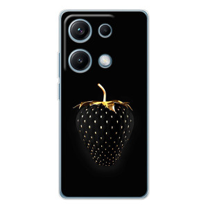 Чехол с изображением  вкусной еды для Xiaomi Redmi Note 14S – Чёрная клубника