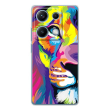 Чехол с картинкой на Xiaomi Redmi Note 14S – Яркий Лев