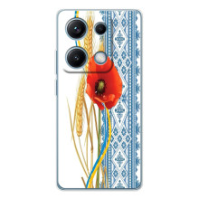 Силиконовый Чехол на Xiaomi Redmi Note 14S с картинкой Вышиванки