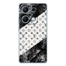 Чехол Стиль Louis Vuitton на Xiaomi Redmi Note 14S (LV на белом)
