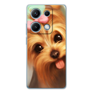 Чехол (ТПУ) Милые собачки для Xiaomi Redmi Note 14S – Йоршенский терьер