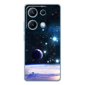 Чехол (ТПУ) с планетами на Xiaomi Redmi Note 14S – Космический вид