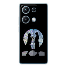 Чехлы Венсдей на Xiaomi Redmi Note 14S Уэнсдей (AlphaPrint) (комната Уэнздей)