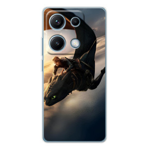 Чехол дракон Беззубик для Xiaomi Redmi Note 14S – Полет Беззубика