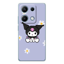 Чехол с кроликом Куроми на Xiaomi Redmi Note 14S – Куроми в цветах