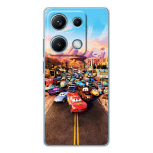 Силиконовый чехол Маквин для Xiaomi Redmi Note 14S – Тачки Маквин